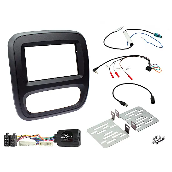 Connects2 Car Stereo Fitting Kit Double DIN Facia Radio Installation For Vauxhall - CTKVX37 Connects2 Car Stereo Fitting Kit Double DIN Facia Radio Installation For Vauxhall - CTKVX37