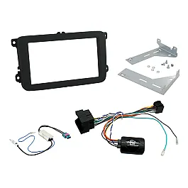 Connects2 Car Stereo Fitting Kit Double DIN Facia Radio Installation For Volkswagen - CTKVW17