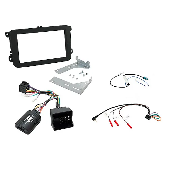 Connects2 Car Stereo Fitting Kit Double DIN Facia Radio Installation For Volkswagen - CTKVW18 Connects2 Car Stereo Fitting Kit Double DIN Facia Radio Installation For Volkswagen - CTKVW18