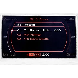 AUX, A2DP Bluetooth Plug and Play Music Receiver for MMI 2G - 43394