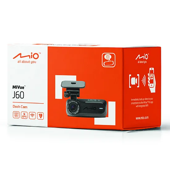 MIO Mivue J60 1080p HD Recording at 30FPS GPS Tracking Integrated WIFI MIO Mivue J60 1080p HD Recording at 30FPS GPS Tracking Integrated WIFI