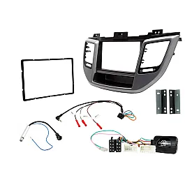 Connects2 Car Stereo Fitting Kit Double DIN Facia Radio Installation For Hyundai - CTKHY23