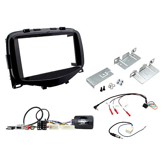 Connects2 Car Stereo Kit Double DIN Facia Radio Installation For Toyota - CTKTY17 Connects2 Car Stereo Kit Double DIN Facia Radio Installation For Toyota - CTKTY17