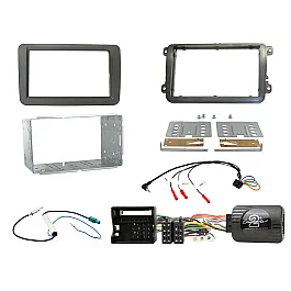 Connects2 Car Stereo Fitting Kit Double DIN Facia Radio Installation For Volkswagen - CTKVW01