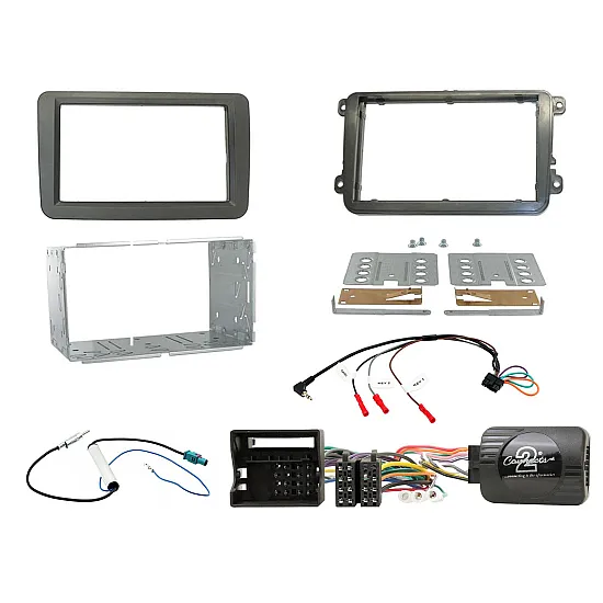 Connects2 Car Stereo Fitting Kit Double DIN Facia Radio Installation For Volkswagen - CTKVW01 Connects2 Car Stereo Fitting Kit Double DIN Facia Radio Installation For Volkswagen - CTKVW01