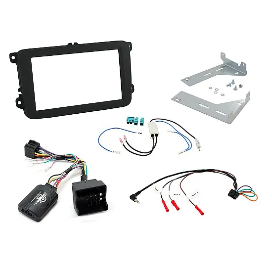 Connects2 Car Stereo Fitting Kit Double DIN Facia Radio Installation For Volkswagen - CTKVW19