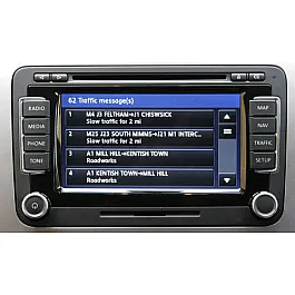 Volkswagen RNS-510 Touchscreen Navigation System Latest P Version (From Test Vehicle) - 12 Months Warranty