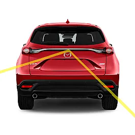 Mazda CX-9 Reversing Rear View Camera Kit With Guidelines
