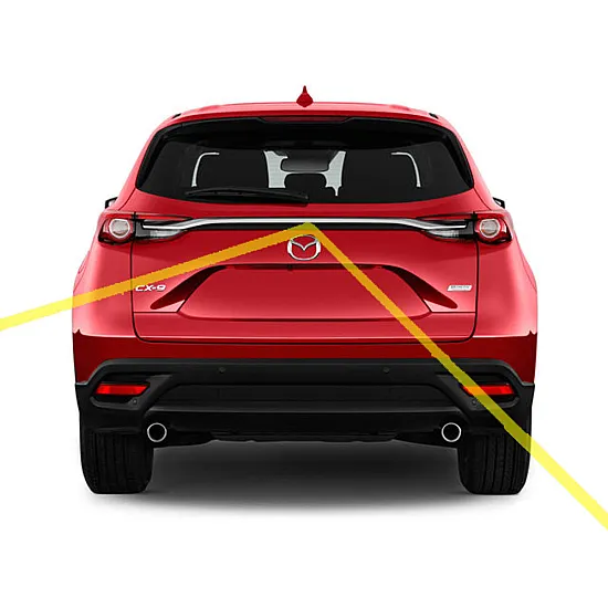 Mazda CX-9 Reversing Rear View Camera Kit With Guidelines