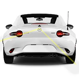 Mazda MX-5 Reversing Rear View Camera Kit With Guidelines