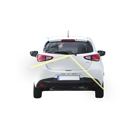 Mazda 2 Reversing Rear View Camera Kit With Guidelines