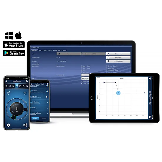 Sound Booster Pro Active Sound for Audi A6 (4G), A7 (4G), SQ5 with Bluetooth - 40180-1 Sound Booster Pro Active Sound for Audi A6 (4G), A7 (4G), SQ5 with Bluetooth - 40180-1
