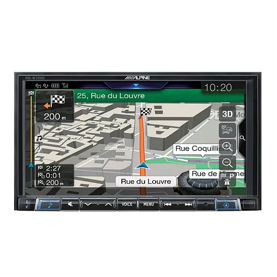 Alpine INE-W720D 7" Car Sat Nav Apple CarPlay Android Auto Bluetooth DAB
