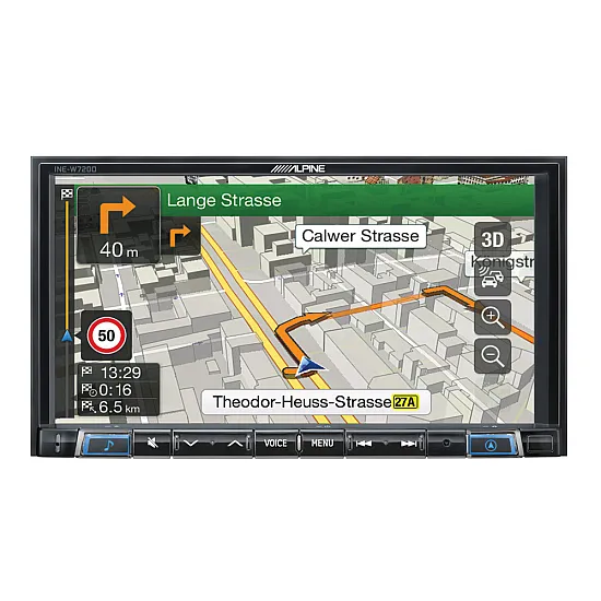 Alpine INE-W720D 7" Car Sat Nav Apple CarPlay Android Auto Bluetooth DAB