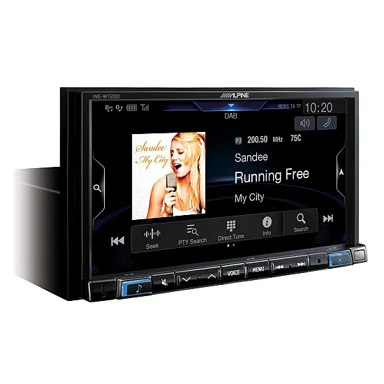 Alpine INE-W720D 7" Car Sat Nav Apple CarPlay Android Auto Bluetooth DAB