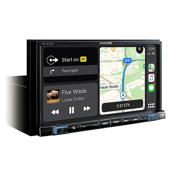 Alpine INE-W720D 7" Car Sat Nav Apple CarPlay Android Auto Bluetooth DAB
