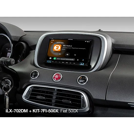 Alpine KIT-7FI-500X 7-inch installation Kit for Fiat 500X (334)