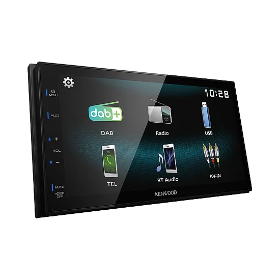 Kenwood DMX125DAB 6.8” WVGA Digital Media AV Receiver with DAB Radio Built-in Kenwood DMX125DAB 6.8” WVGA Digital Media AV Receiver with DAB Radio Built-in