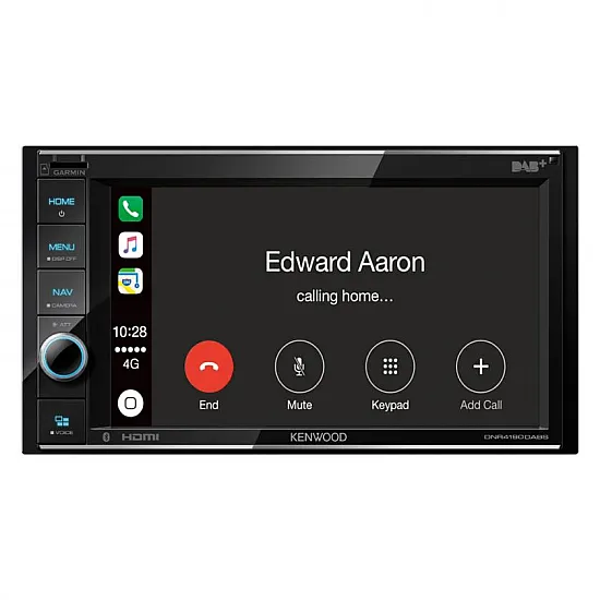 Kenwood DNR4190DABS Mechless Double Din WVGA 6.2" Touch Screen USB iPhone Android Control Kenwood DNR4190DABS Mechless Double Din WVGA 6.2" Touch Screen USB iPhone Android Control