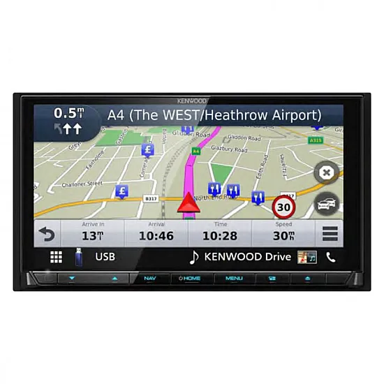 Kenwood DNX9190DABS 6.8” HD AV-Receiver/Navigation System WiFi & DAB CarPlay Kenwood DNX9190DABS 6.8” HD AV-Receiver/Navigation System WiFi & DAB CarPlay