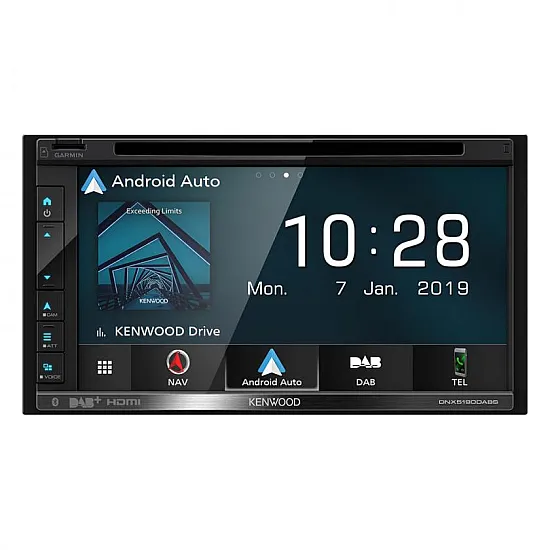 Kenwood DNX5190DABS 6.8” Garmin Navigation System DAB Radio Apple CarPlay Android Auto Kenwood DNX5190DABS 6.8” Garmin Navigation System DAB Radio Apple CarPlay Android Auto