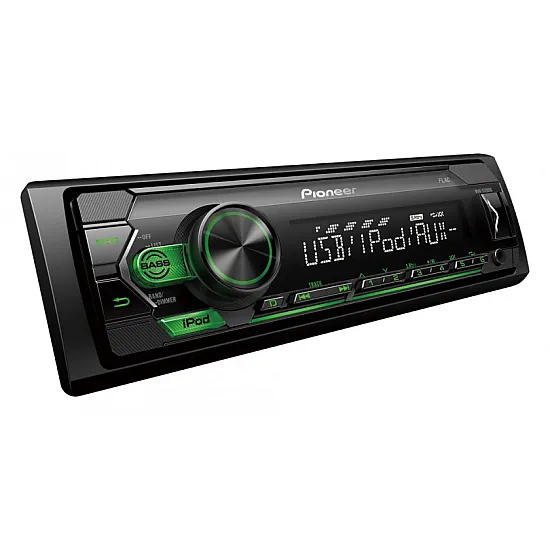 Pioneer MVH-S120UIG Mechless Car Stereo iPod iPhone Android Spotify USB Green Illumination