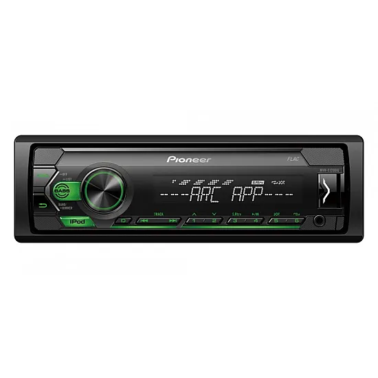 Pioneer MVH-S120UIG Mechless Car Stereo iPod iPhone Android Spotify USB Green Illumination