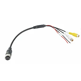 Female Phono RCA To Female 4PIN GX12 Connector Cable - 2 x RCA Female Phono RCA To Female 4PIN GX12 Connector Cable - 2 x RCA