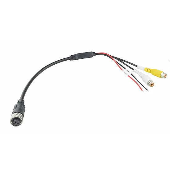 Female Phono RCA To Female 4PIN GX12 Connector Cable - 2 x RCA