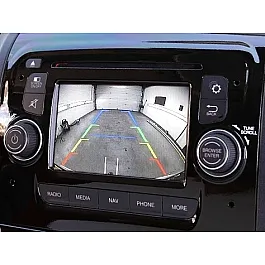 Fiat 500 Reversing Camera Kit with Guidelines for 5" Uconnect