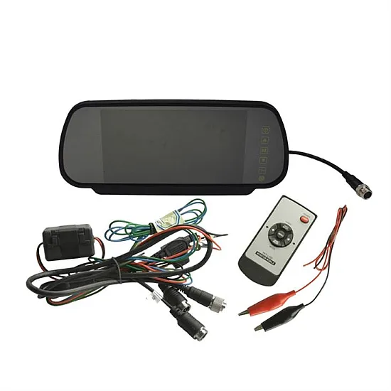7-inch Heavy Duty Mirror Monitor 2CH Input 7-inch Heavy Duty Mirror Monitor 2CH Input