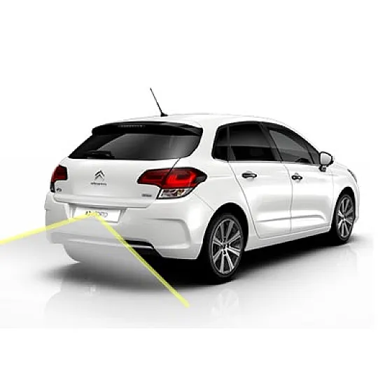 Citroen C4 Reversing Rear View Camera Kit With Moving Guidelines Citroen C4 Reversing Rear View Camera Kit With Moving Guidelines