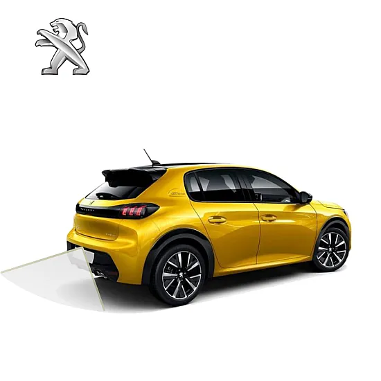 Peugeot 208 Reversing Rear View Camera Kit with Guidelines - NAC 10"