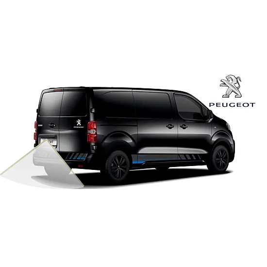 Peugeot Expert Reversing Rear View Camera Kit With Moving Guidelines
