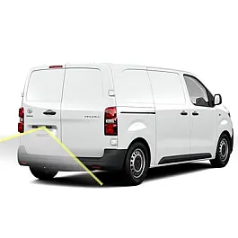 Toyota ProAce Reversing Rear View Camera Kit With Guidelines