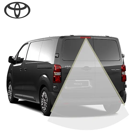 Toyota Proace Reversing Rear View Camera Kit with Guidelines - IVI 10" Toyota Proace Reversing Rear View Camera Kit with Guidelines - IVI 10"