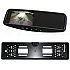Universal Reversing Camera Package - Mirror Monitor & Number Plate Camera