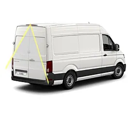 VW Crafter SY Reversing Camera Kit With Guidelines & Overhanging Brake Light Camera 2017+