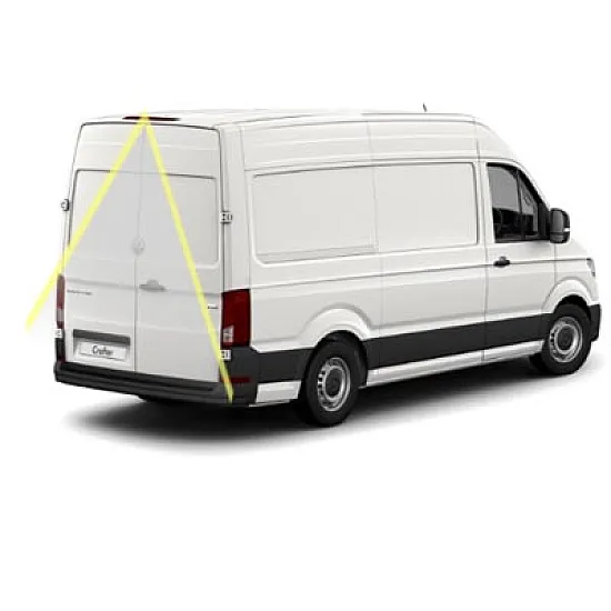 VW Crafter SY Reversing Camera Kit With Guidelines & Overhanging Brake Light Camera 2017+ VW Crafter SY Reversing Camera Kit With Guidelines & Overhanging Brake Light Camera 2017+