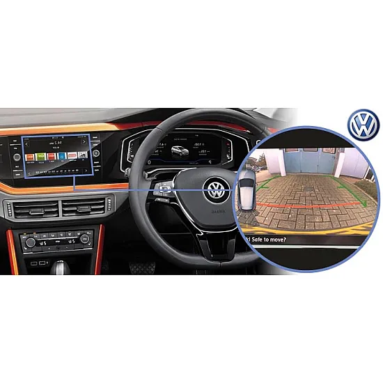 VW Polo (AW) Rear View Camera Kit with Fixed Lines Retrofit VW Polo (AW) Rear View Camera Kit with Fixed Lines Retrofit