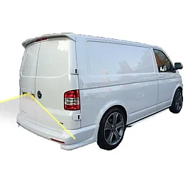 VW Transporter T6 With Barn Doors Reversing Camera Kit With Guidelines