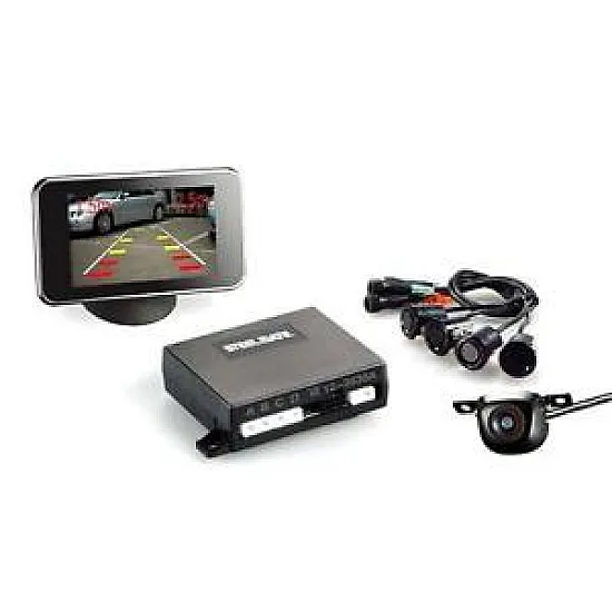 STEELMATE PTSV404 Rear Parking Sensors With Camera and Monitor STEELMATE PTSV404 Rear Parking Sensors With Camera and Monitor