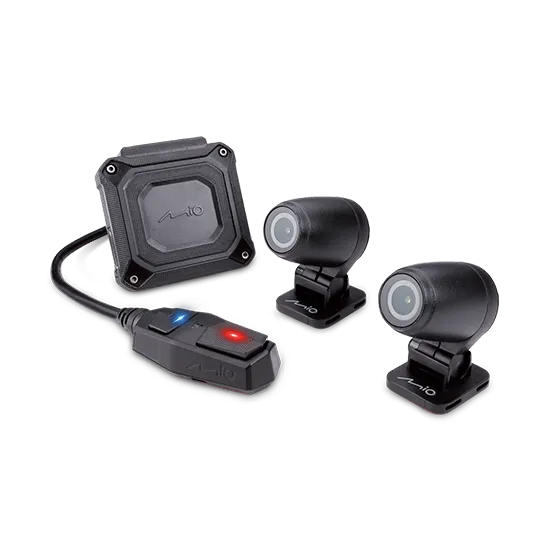 Mio MiVue M760D Dual Cam Detachable Rider Dash Cam - 1080p Full HD 130° Angle View Mio MiVue M760D Dual Cam Detachable Rider Dash Cam - 1080p Full HD 130° Angle View