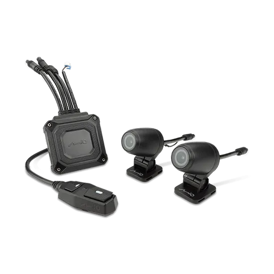 Mio MiVue M760D Dual Cam Detachable Rider Dash Cam - 1080p Full HD 130° Angle View Mio MiVue M760D Dual Cam Detachable Rider Dash Cam - 1080p Full HD 130° Angle View