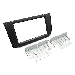 Seat Ibiza, Arona (2017-2021) Double DIN Car Stereo Fascia Adapter (MATT BLACK)