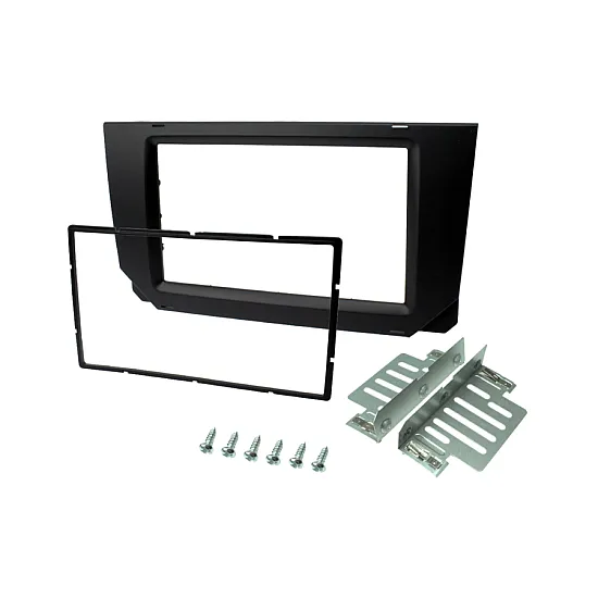 Seat Ibiza, Arona (2017-2021) Double DIN Car Stereo Fascia Adapter (MATT BLACK)