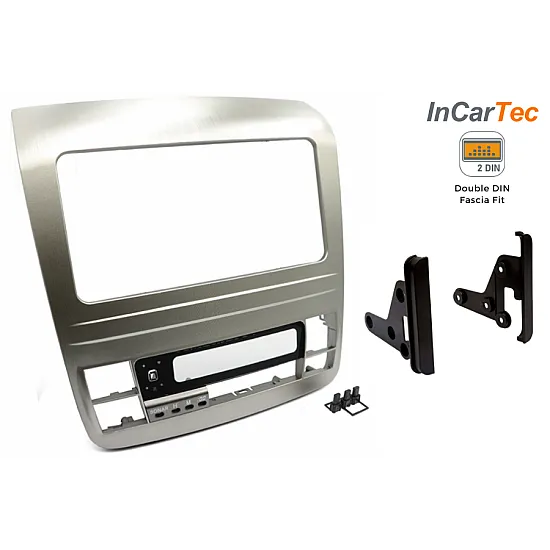 Toyota Alphard (2002-08) Double DIN Car Stereo Fascia Adapter (SILVER) Toyota Alphard (2002-08) Double DIN Car Stereo Fascia Adapter (SILVER)