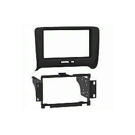 Audi TT 8J (2006-2014) Double DIN FLUSH FIT Fascia Adapter Panel (MATT BLACK)
