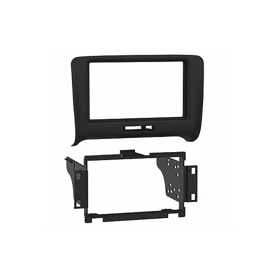 Audi TT 8J (2006-2014) Double DIN FLUSH FIT Fascia Adapter Panel (MATT BLACK)