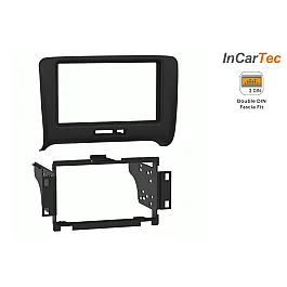 Audi TT 8J (2006-2014) Double DIN FLUSH FIT Fascia Adapter Panel (MATT BLACK)